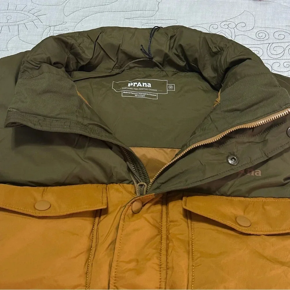NWT Men’s Prana Timber Trail Vest Shire Peat Colorblock